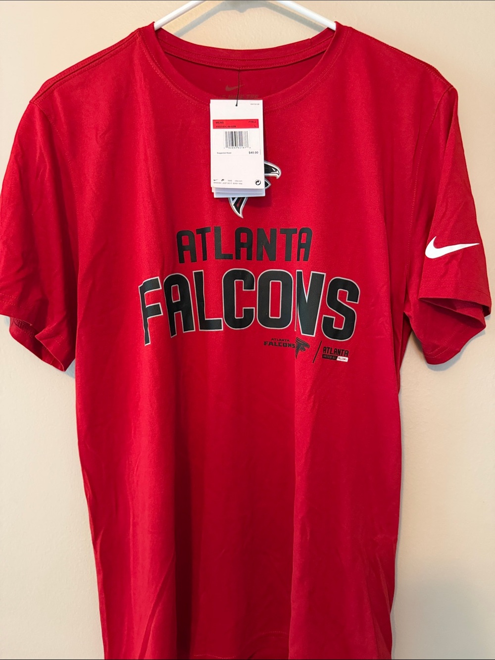 Nike Red Atlanta Falcons Graphic Tee